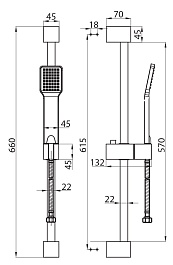 BelBagno Душевая система Romano ROM-SAL-CRM хром – фотография-2