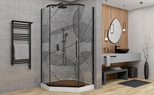 DTO  Душевой уголок PB 90 Black – картинка-7