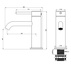 Oliveeka Смеситель для раковины Y OL-88139017-CR хром – фотография-3