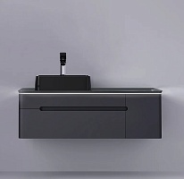 Jorno Тумба под раковину Shine 120 подвесная антрацит Shi.01.120/P/A