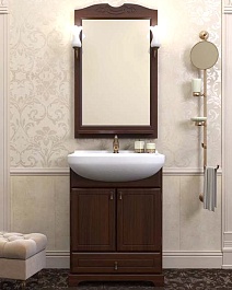 Opadiris Мебель для ванной Клио 65 орех антикварный – фотография-1