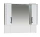 Misty Зеркало-шкаф Престиж 105 белый/серебряная патина – фотография-12