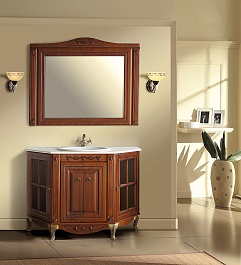 Атолл Тумба с раковиной "Верона 120" скуро – фотография-2