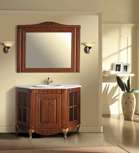 Атолл Тумба с раковиной "Верона 120" скуро – фотография-2