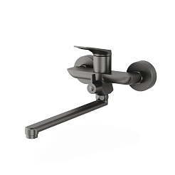 Tokito Смеситель для ванны MITSUISHI вороненая сталь TOK-MIT-1015GM – фотография-5