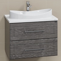 СанТа Тумба с раковиной Венера 70 дуб шале графит