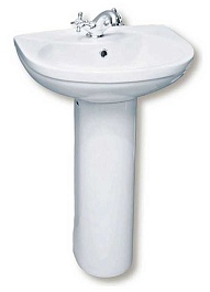 Rosa Пьедестал для раковины Плюс белый – фотография-2