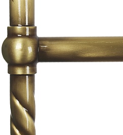 Domoterm Полотенцесушитель Винтаж П5 500x950 античная бронза – фотография-3