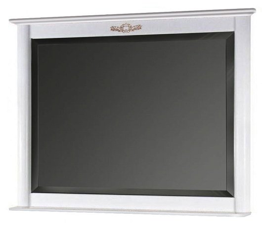 Водолей Зеркало для ванной "Анжелика 120" белое – фото-1