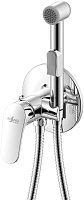 Rossinka Гигиенический душ RS45-51 со встраиваемым смесителем хром