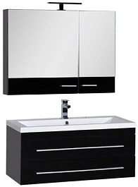 Aquanet Мебель для ванной  "Нота 90" камерино черная (168975) – фотография-1