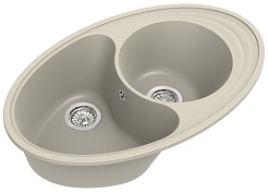 Ewigstein Мойка кухонная Elegant W90KF бежевый – фотография-1