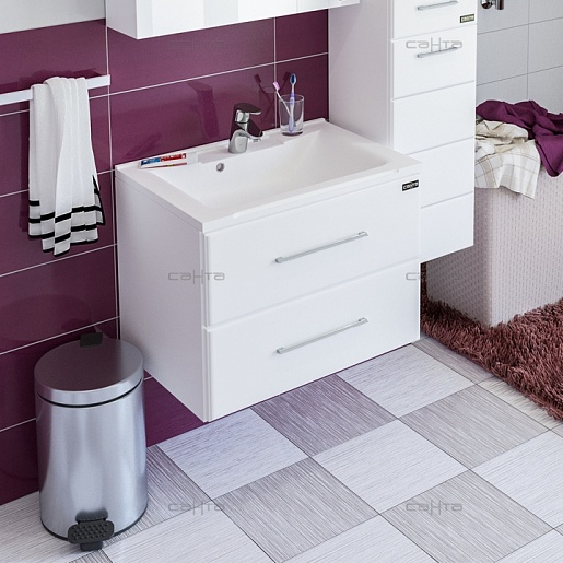 СанТа Тумба для умывальника Омега 65 подвесная – фото-1