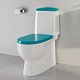 Sanita Luxe Унитаз-компакт Best Color Sea с микролифтом – картинка-15