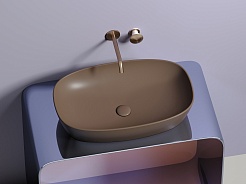 Ceramicanova Мебельная раковина Element 60 CN6049MDB тёмно-коричневый матовый – фотография-2