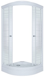 Triton  Душевой уголок Стандарт А полосы 100x100 – фотография-1