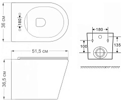 Teymi Унитаз подвесной Solli T40201 – фотография-7