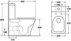 Owl 1975 Чаша унитаза-компакта Gap Ruta-G – фотография-8