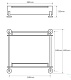 Bemeta Полка для ванной, двойная Omega 104202122 – фотография-4