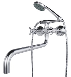 Mixline Смеситель для ванны и раковины 1/2 керамический ML30-021 "Classic" – фотография-1