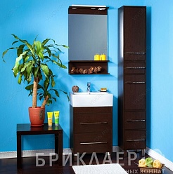 Бриклаер Мебель для ванной Чили 55 венге – фотография-2