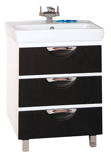 Misty Тумба для умывальника Жасмин 70 венге, пленка – фото, картинка, фотография-1