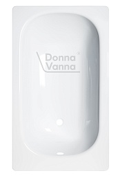 ВИЗ Стальная ванна Donna Vanna 120/70 с опорной подставкой белая орхидея – фотография-1