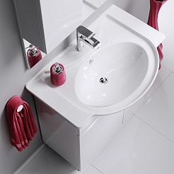 Aqwella Тумба с раковиной Эколайн 85 – фотография-3