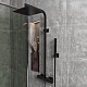 Paini Система душевая Dax-R 84PZ689TH с термостатом, черный брашированный PVD (PZ) – фотография-5