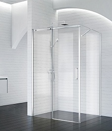 BelBagno Душевой уголок Acqua 120/100 ACQUA-AH-1-120/100-C-Cr стекло прозрачное – фотография-1
