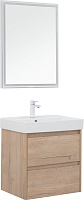 Aquanet Мебель для ванной Nova Lite 60 подвесная дуб крафт