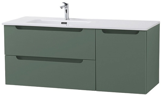 BelBagno Тумба под раковину Etna 120 L подвесная еловая матовая – картинка-3