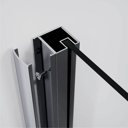 Esbano Душевой уголок Surf 100x80 ESS-108PS-C профиль хром стекло прозрачное – фотография-6