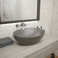 Teymi Раковина накладная Lori 41 T50493 графит матовый – фотография-7