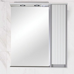 ASB-Mebel Зеркальный шкаф Мирано 75 R слоновая кость – фотография-3