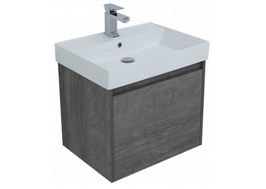 Aquanet Тумба с раковиной Nova Lite 60 дуб рошелье – фотография-6