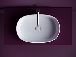 Ceramicanova Мебельная раковина Element 56 CN6075 белая – фотография-6