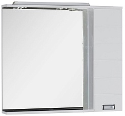 Aquanet Зеркальный шкаф "Сити 100" белый (170566) – фотография-1