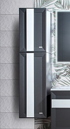 Бриклаер Шкаф подвесной Берлин 40x90 оникс серый – фотография-4