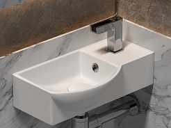 Ceramicanova Раковина Element 40/22 CN6039L белая – фотография-2