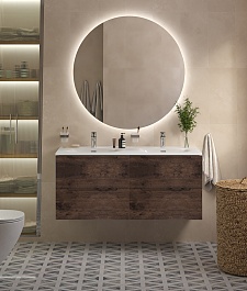 BelBagno Мебель для ванной Etna 120 с 4 ящиками Rovere Moro – фотография-10