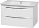 Misty Тумба под раковину Мираж 80 подвесная белая – картинка-9