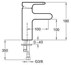 Jacob Delafon Смеситель Singulier E10496-CP – фотография-2