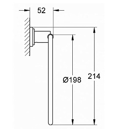 Grohe Полотенцедержатель Atrio 40307000 – фотография-2