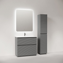 Sancos Тумба под раковину напольная Folk Floor 90 ergraut soft – фотография-5