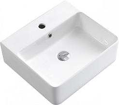 Esbano Раковина накладная Circon 46 белая – фотография-1