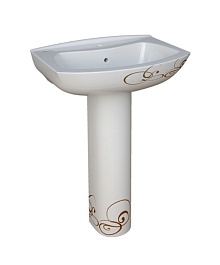 Della Пьедестал для раковины Quattro джаз, золото – фотография-2