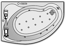 Kolpa San  Акриловая ванна Calando R LUXUS – фотография-4