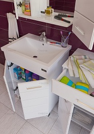 СанТа Тумба с раковиной Омега 60 напольная – фотография-5