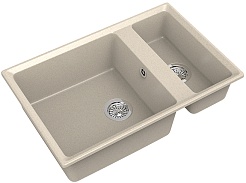 Granfest Мойка кухонная GF-LV-760K бежевый – фотография-1
